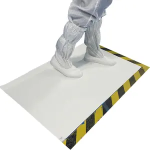 White 30 Layers Sticky Mat Cleanroom Tacky Mats/PVC Sticky Mats Used For Floor (For Home/Laboratories/Medical Offices Use)