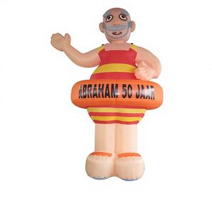 Vente flash : Ballon gonflable Abraham de Hollande, dimensions supérieures à 12 pieds, pompe à air électrique pour événements publicitaires - Product Image 1