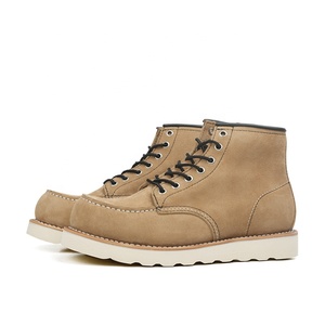 Goodyear Bottines de travail personnalisées en cuir véritable de haute qualité pour hommes, bout en acier, conception à lacets, avec semelle extérieure en <span class=keywords><strong>mousse</strong></span> de caoutchouc imperméable - Product Image 2