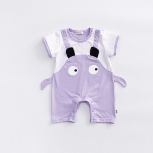 Vêtements pour bébés en coton biologique 100% en gros, combinaison à smocks - Product Image 3