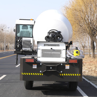 Mini camion malaxeur à béton autochargeur 0,5 m³ Euro 5, petit malaxeur à ciment mobile diesel, fabricant