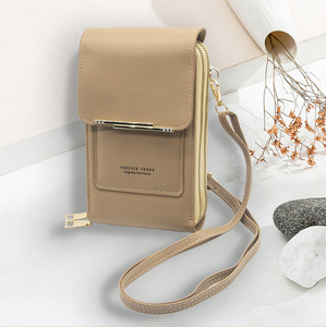 Lady's Fashion PU Mini <strong>Shoulder</strong> <strong>Bag</strong> Factory Direct New <strong>Mobile</strong> Wallet Korean Small <strong>Phone</strong> Carrier - Product Image 2