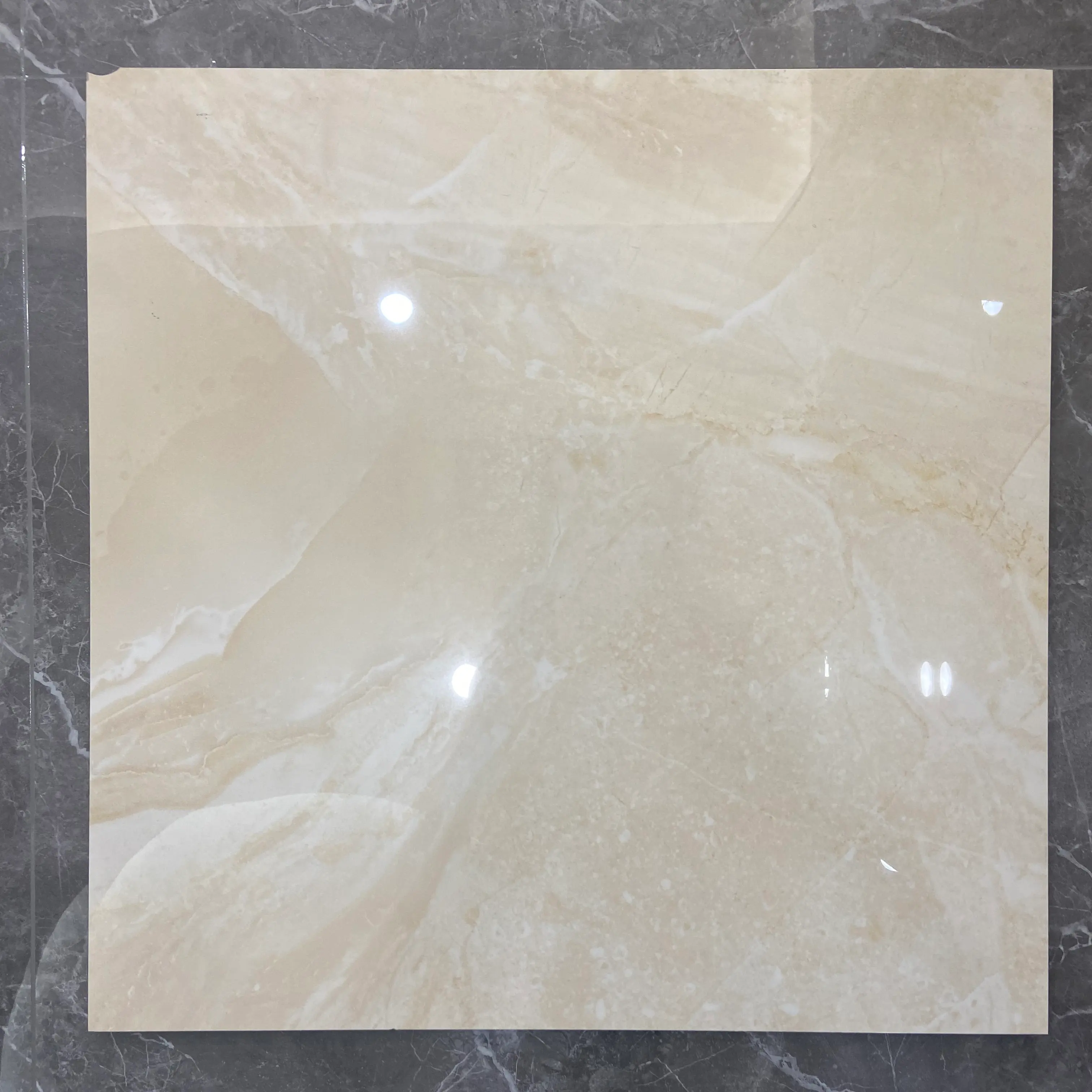 Foshan JBN 600*600 pavimento/piastrelle da parete antiscivolo prezzo all'ingrosso materiale di buona porcellana mattonelle di marmo completamente smaltato lucido