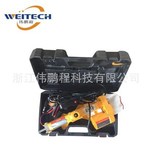 Gato hidráulico eléctrico Weitech de 12V para elevación de vehículos y cambio de neumáticos - Product Image 1