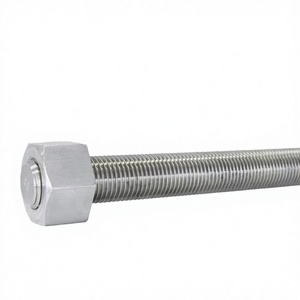 Visserie en acier allié WISINE, boulon à tête hexagonale, écrou, rondelle, filetage M10, classe 6 DIN933, haute température, aérospatiale, finition brute - Product Image 3