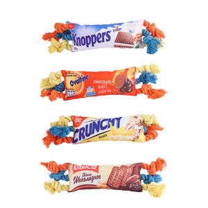 Juguete de Cuerda para Perros con Nudo, Diseño de Galleta de Chocolate, Sonido Interactivo, Resistente a Mordeduras, para Masticar y Limpiar los Dientes - Product Image 5