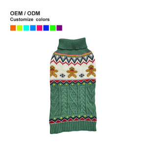 Sweater Anjing Modern Bergaya Klasik Sederhana Kreatif Motif Rusa Natal dan Kepingan Salju, Dapat Dicuci, Portabel, Hangat, Dua Kaki, Pakaian Musim Dingin yang Modis - Product Image 2