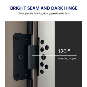 מודרני סגסוגת אבץ פלדה דלת אבטחה נגד גנב מנעול כניסה חכם דירה חיצונית דירה צבע מותאם אישית & גודל - Product Image 4