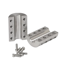 Couplage rigide à collier de type JQ en acier inoxydable 304, diamètre extérieur 53 mm, longueur 83 mm, 25-30 mm, embase 8 mm