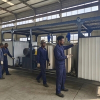 Usine d'émulsion de bitume intelligente YUANYA, équipement automatique d'asphalte émulsifié 6-10t/h, contrôlé par PLC, avec pompe et brûleur haute performance
