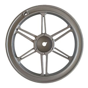 Five Spoke Aluminum Alloy Casting Wheel Dz 023 For Passenger Car Wheels ADC12 Material Electrostatic Spraying - Product Image 1