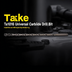 Ttake Ta1016 Universal Carbide <b>Drill</b> Bit 4 <b>Guide</b> Pads Nano TiAlN Coated Deep Hole Machining - Product Image 3