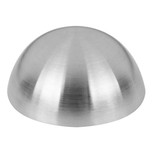 Bola de medio metal personalizada de acero inoxidable, semiesfera hueca - Product Image 3