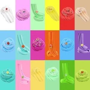 Hot Sale Butter Fluffy Kids Mud Toys Non-toxic DIY 6-Color Plasticine <b>Slime</b> Making <b>Kit</b> 60ml Unisex - Product Image 2