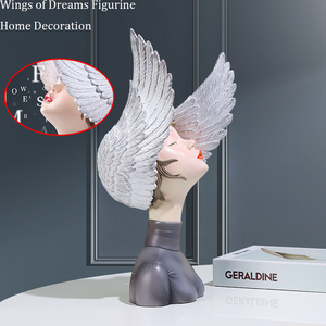 Regali in resina vendita diretta in fabbrica ali dei sogni Figurine articoli per l'arredamento ornamento decorazione della scrivania dell'ufficio domestico - Product Image 2