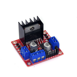 Module de commande de moteur pas à pas Jeking L298, double pont en H CC, carte de commande de moteur rouge <span class=keywords><strong>L298N</strong></span> - Product Image 1