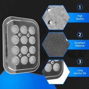 Filtre à air extérieur pour cabine, 2 couches filtrantes, pour Kenworth |   Pour Kenworth T450 T600 T600B T800 <span class=keywords><strong>W800</strong></span> OE de 1986 à <span class=keywords><strong>2015</strong></span> #   CF19501C 19501C - Product Image 5