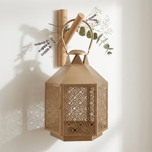 2026 Moroccan Metal Candle Holder Lanterns with Gold Finishing Handmade Modern Design for Home and <b>Outdoor</b> Decorations - Product Image 3