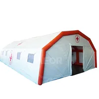 חירום צבאי נייד בידוד מתנפח מקלטים נייד בית חולים מתנפח רפואי אוהל