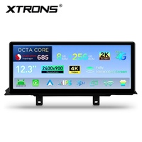 XTRONS pour BMW X1 F48/X2 F39 Système EVO Autoradio Android 12,3 pouces 8+256 Go Qualcomm 685 Écran IPS 2K CarPlay sans fil