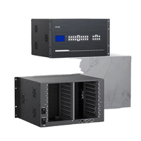 Commutateur matriciel modulaire MT-VIKI 4K 36x36 avec entrées/sorties audio, interface web, commutation transparente, cartes d'entrée/sortie personnalisables