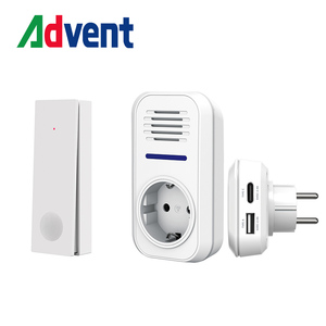 กริ่งประตูไร้สายกันน้ำ กริ่งประตูแบบใช้พลังงานในตัว กริ่งประตูแบบเสียบปลั๊กพร้อมเครื่องชาร์จ USB กริ่งประตูอัจฉริยะสำหรับบ้าน กริ่งประตูไร้สายอัจฉริยะ - Product Image 4