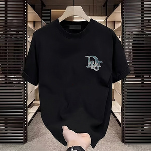 เสื้อยืดผู้ชายแขนสั้นผ้าฝ้ายแท้ Big News รุ่นซัมเมอร์ ระบายอากาศได้ดี ทรงหลวม สวมใส่สบาย พิมพ์ลายตัวอักษร น้ำหนัก 250 กรัม ไซส์ใหญ่ - Product Image 4