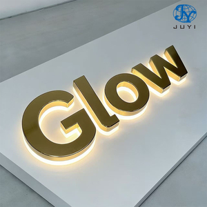 Lettres lumineuses personnalisées, alphabet en relief, enseigne murale extérieure, <span class=keywords><strong>logo</strong></span> commercial, enseigne LED, enseigne d'entreprise, enseigne électronique - Product Image 4