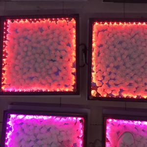 Hint dekorasyon şeffaf 3D Led çok renkli çiçek dans zemin düğün parti için - Product Image 2