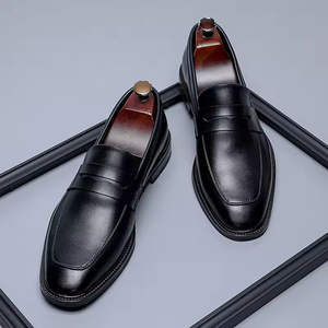 Zapatos Formales de Oficina para Hombre - Tendencia 2025, Oxfords Británicos, Calzado de Negocios de Cuero Genuino Impermeable - Product Image 3