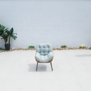 Conjunto de Muebles de Jardín para Balcón, de Mimbre, con Cojines, para Descanso y Relajación al Aire Libre - Product Image 4