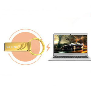 Waterproof Metal Silver <strong>Usb</strong> Flash Drive Pen Drive 32GB 16GB 8GB 4GB Pendrive with Key Ring U <strong>Disk</strong> <strong>Memory</strong> <strong>Disk</strong> Bag Business OEM - Product Image 4