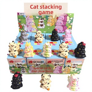 Nuevo Estilo Figuras de Gatos Apilados Adorables con Diseño de Granos, Muñeca Creativa, Juguete de Moda, Caja Sorpresa Hecha a Mano, Caja Ciega, Cuentos de Caperucita Roja, Resina 0-24 - Product Image 1