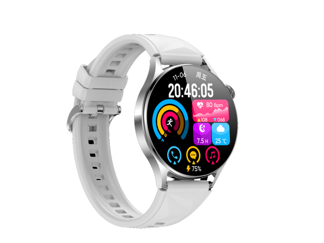 2026 New MT119 Android IP67 Health Smartwatch 1.43Inch AMOLED BT Call Heart Rate Blood Oxygen Sleep Tracker 5-10 Days Battery