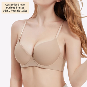 Ensemble Lingerie Sexy avec Soutien-Gorge à Bretelles Réglables, Respirant, Doux, à Armatures de Maintien, Anti-Affaissement, Remonte-<span class=keywords><strong>Seins</strong></span> - Product Image 4
