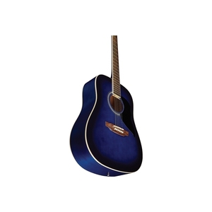 Guitares acoustiques EKO - 6 guitares bleues Sunburst avec table, dos et flancs en épicéa, manche en Okoume et touche en Roupana - Product Image 4