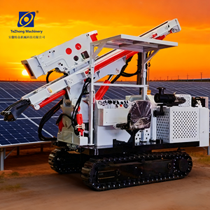 Pile driver photovoltaïque solaire <span class=keywords><strong>de</strong></span> type chenillé TEZHONG TZ536 certifié CE, haute efficacité, personnalisable - Product Image 2