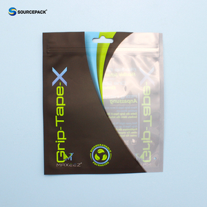 Bolsa con Cierre Biodegradable Impresa Personalizada, con Ventana Transparente, Sellado de Tres Lados y Orificio para Colgar, para Cinta Protectora Deportiva - Product Image 1