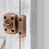 Serrure coulissante de sécurité en alliage de Zinc, pour placard de salle de bain, pour fenêtre, porte en aluminium