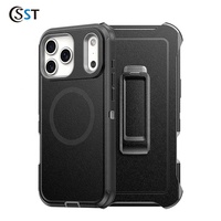 Étui de téléphone SST avec étui de ceinture étui étui de téléphone portable magnétique pour iphone 17 Pro et 17 Pro Max