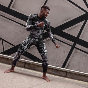 T-<span class=keywords><strong>shirt</strong></span> de compression personnalisé avec impression par sublimation, t-<span class=keywords><strong>shirt</strong></span> d'entraînement, vêtements de sport, t-<span class=keywords><strong>shirt</strong></span> de sport, vêtements de gym, haut de boxe - Product Image 2