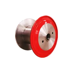 High speed bobbin with flange for cable wire / steel wire/cable making machine