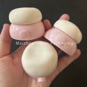 <span class=keywords><strong>ISMAN</strong></span> Stock 3g Mignon Rose Blanc Voyage Portable Baume À Lèvres Conteneur Lèvres Gommage MaskJar En Plastique Cosmétique Emballage avec Brosse - Product Image 6