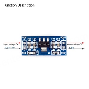 Convertidor de Voltaje DC-DC de Alta Calidad de 4.5-7V a 3.3V, Placa de Desarrollo AMS1117, Módulo de Fuente de Alimentación de 3.3V - Product Image 4