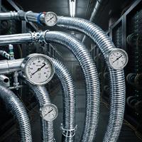 Tuyau flexible métallique anti-vibration sur mesure en acier inoxydable SS304 DN50 PN25 à extrémité soudée pour système hydraulique