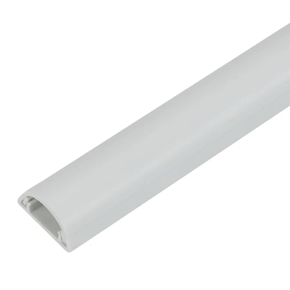 Kabel PVC trunking kawat penyimpanan dekoratif trunking grosir 18x10mm putih plastik tahan lama kabel PVC Trunking