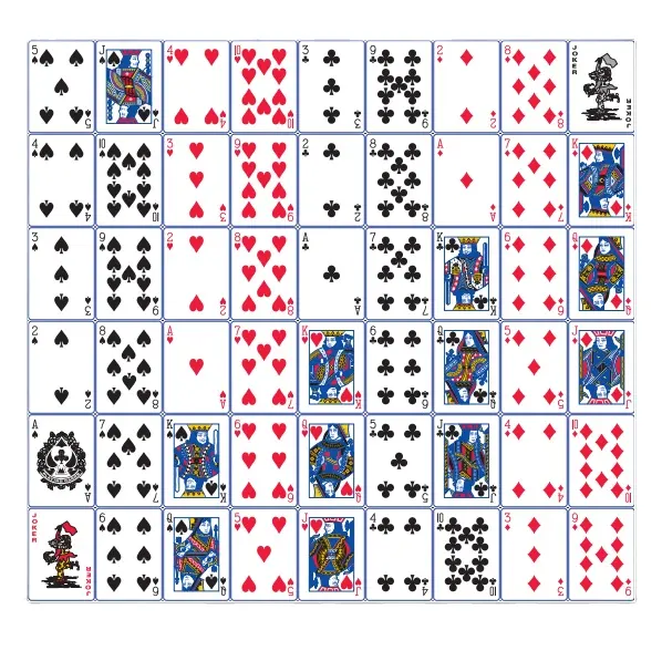 Kunden spezifisches Logo Kunststoff Spielkarten hochwertige Poker karte Klassische Spielkarten