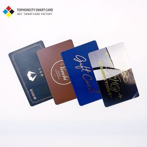 Miễn phí thiết kế VIP thành viên thẻ khách hàng không thấm nước PVC 1K RFID/NFC chip <span class=keywords><strong>ISO</strong></span> mô hình 860-960MHz tần số mã vạch Mã QR truy cập - Product Image 4