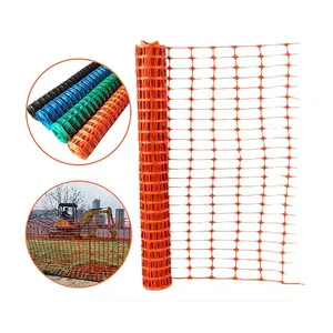 PE material road safety orange safety barrier temporary fencing for warning net