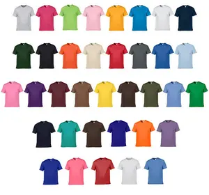 180G Baumwolle Custom ized Hochwertige Herren bekleidung Kurzarm T-Shirt Kleidung Blank Casual Woven OEM Blank T-Shirt Gedruckt 2St